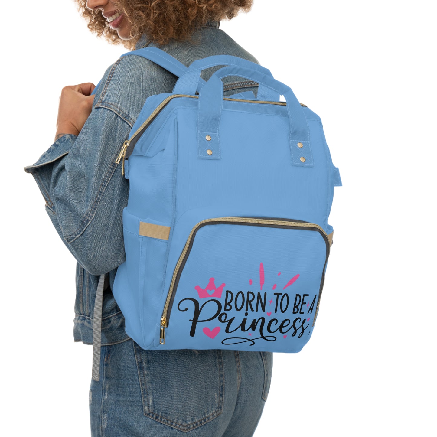 Born To Be a Princess - Multifunctional Diaper Backpack