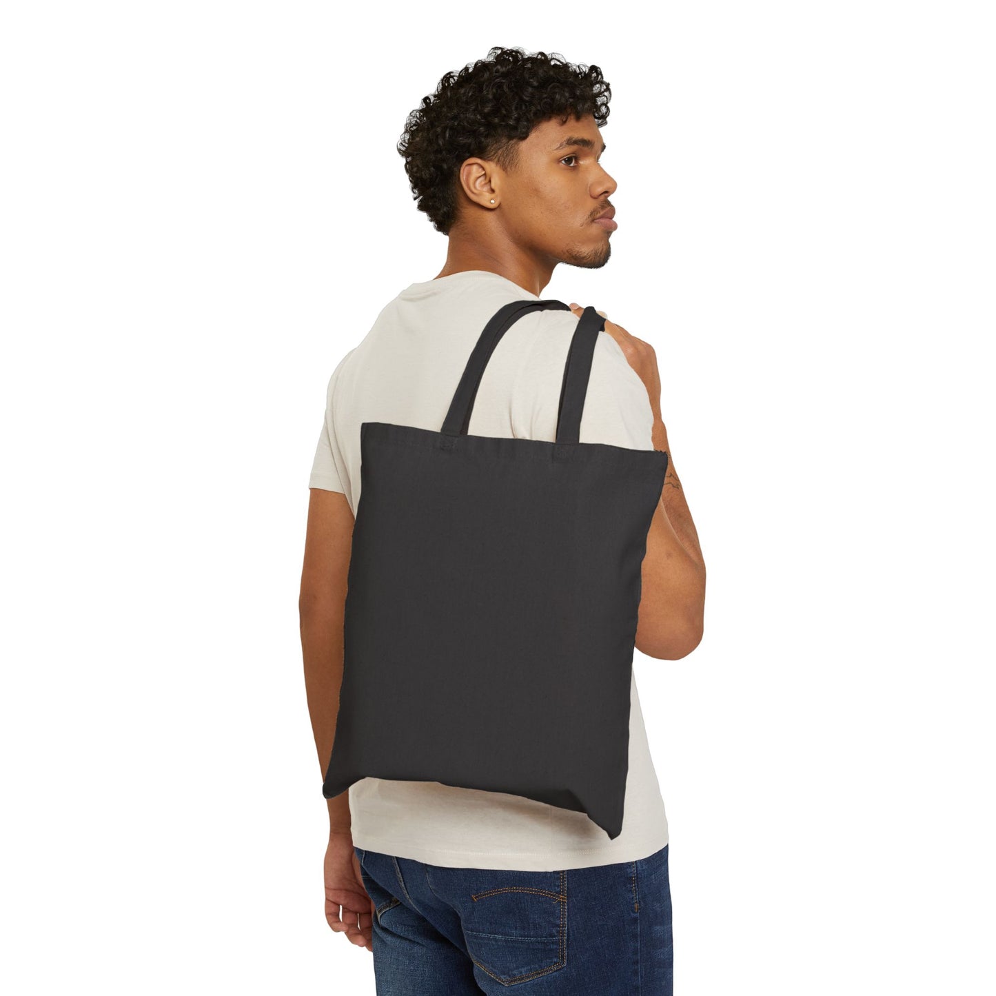 System Online Canvas Tote Bag — Retro Futuristic Graphic Eco Shopper