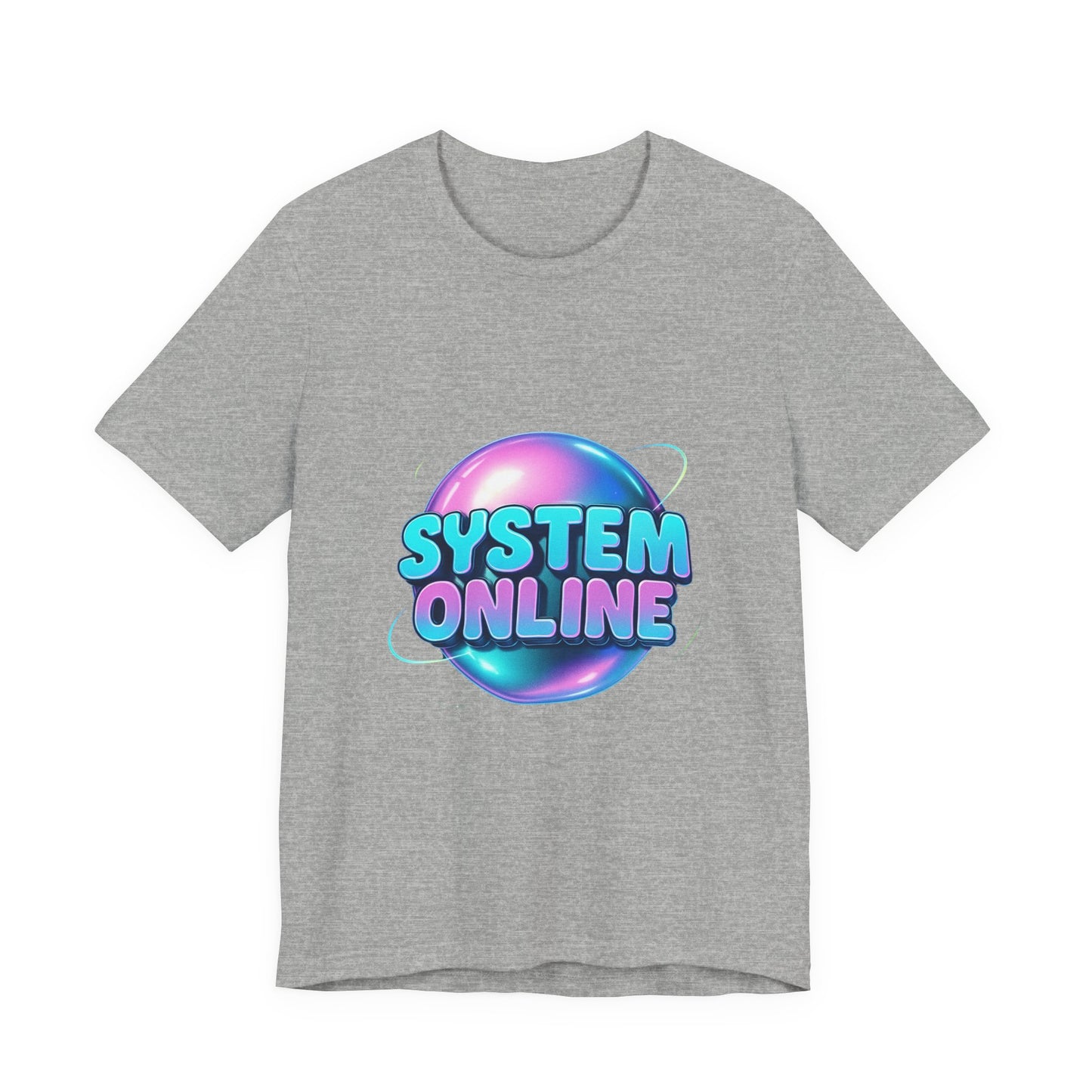 System Online T-Shirt — Retro Futuristic Gaming Tee