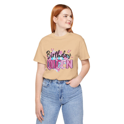 Birthday Queen - Women Jersey Short Sleeve Tee