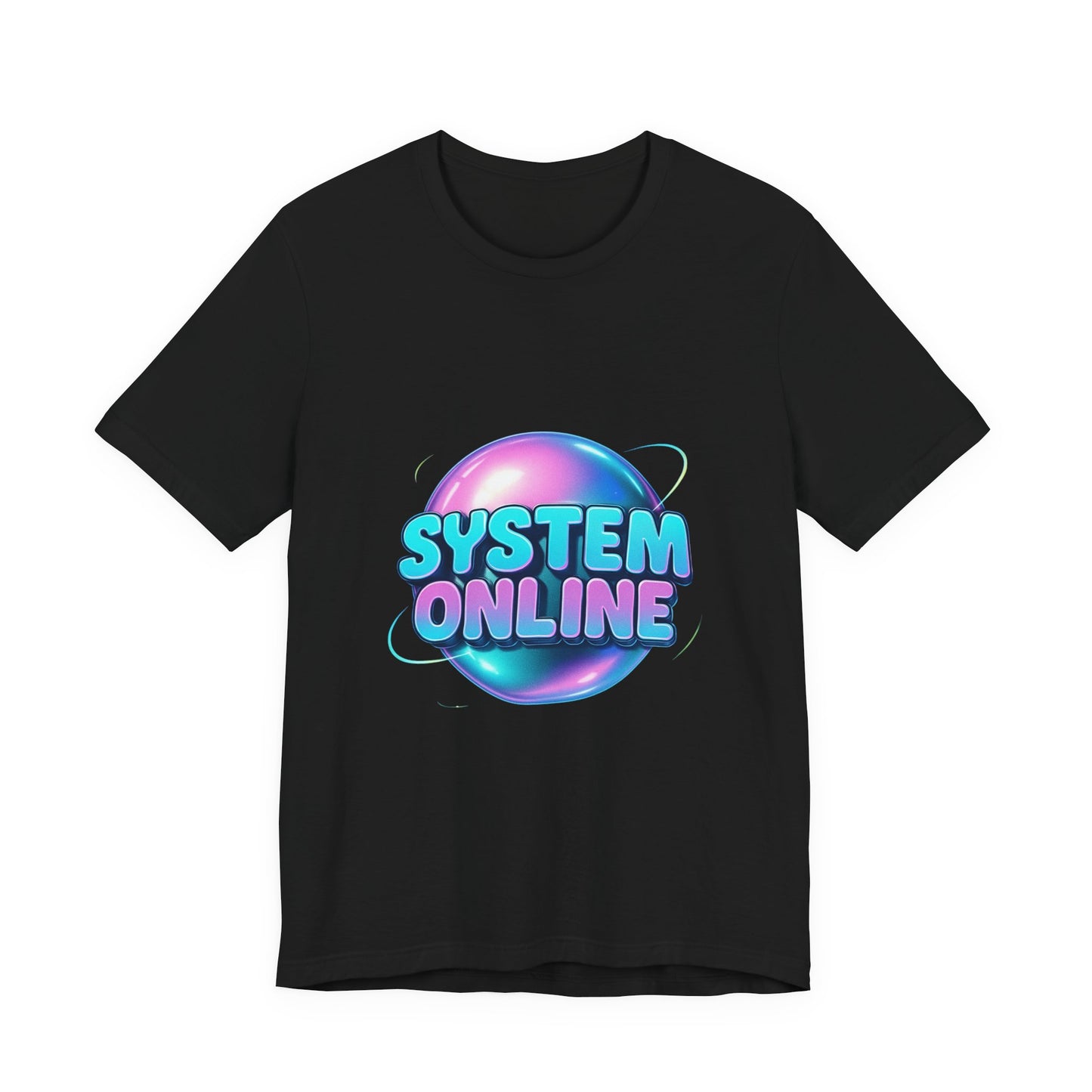 System Online T-Shirt — Retro Futuristic Gaming Tee