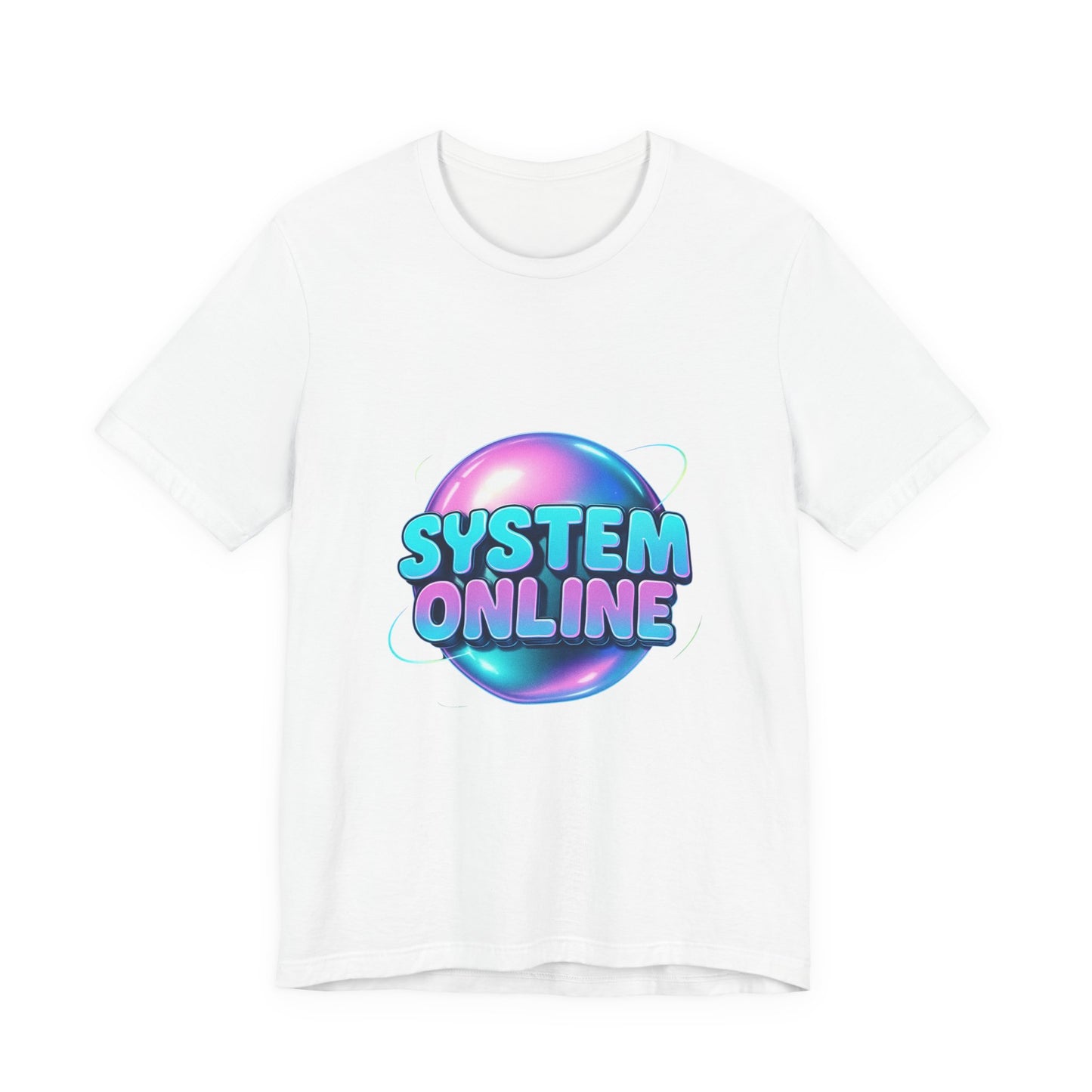 System Online T-Shirt — Retro Futuristic Gaming Tee