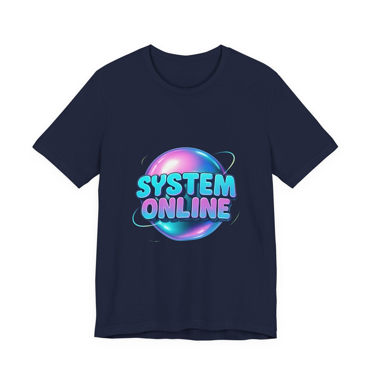 System Online T-Shirt — Retro Futuristic Gaming Tee