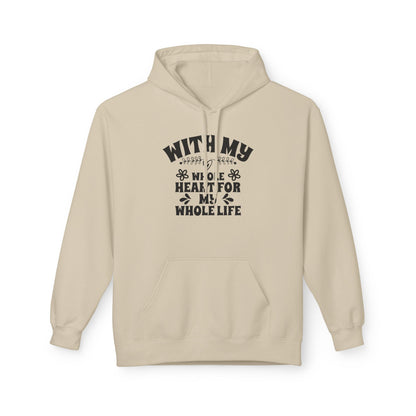 With My Whole Heart For My Whole Life Wife Hoodie