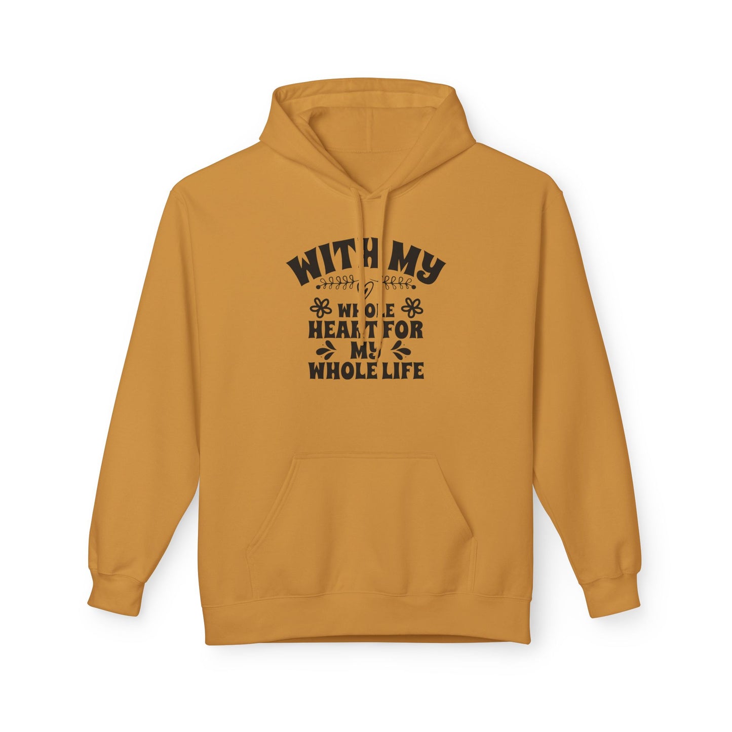With My Whole Heart For My Whole Life Wife Hoodie