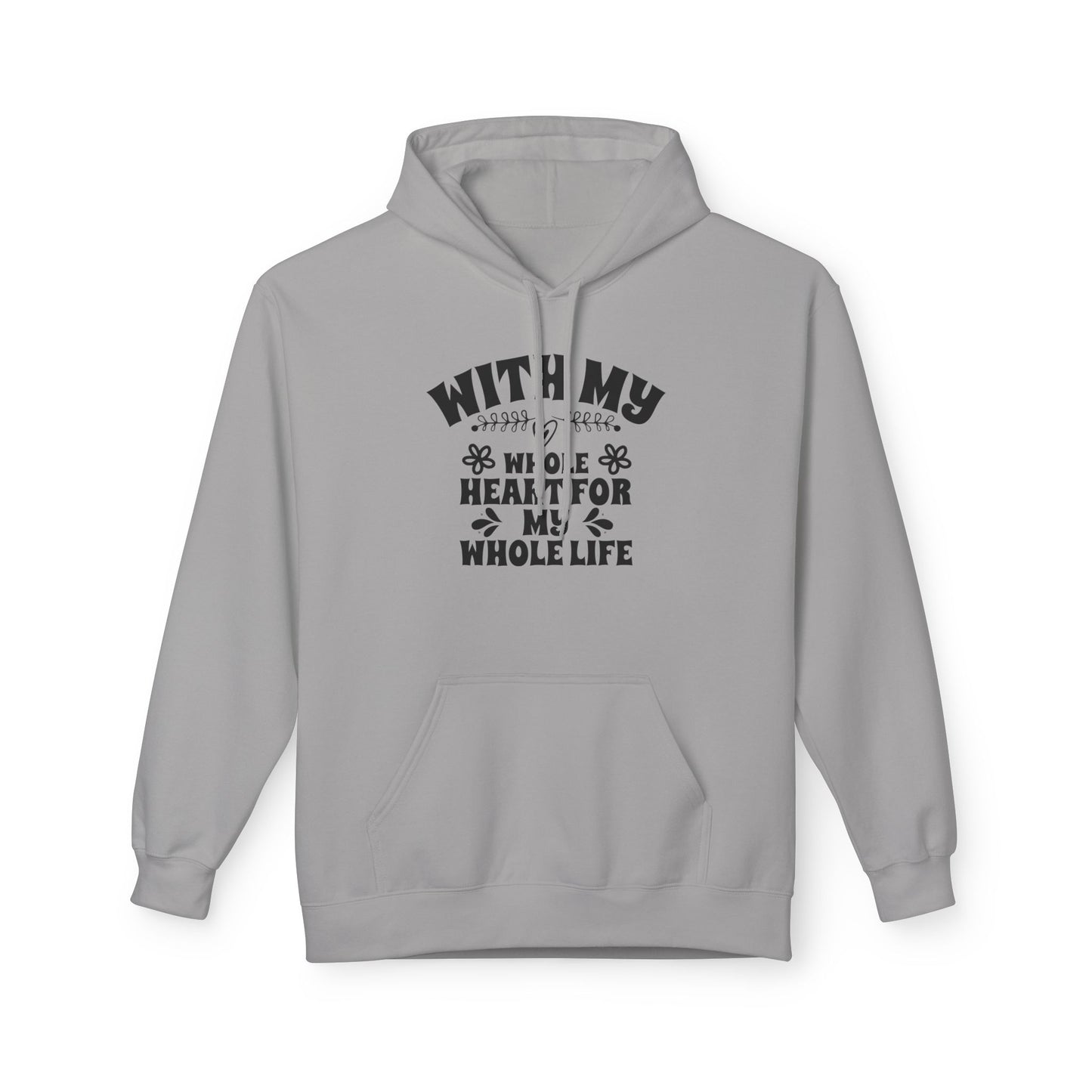 With My Whole Heart For My Whole Life Wife Hoodie
