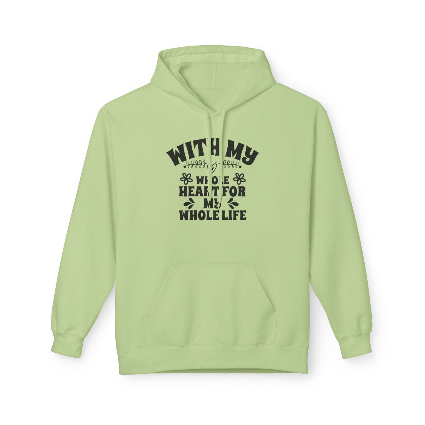 With My Whole Heart For My Whole Life Wife Hoodie