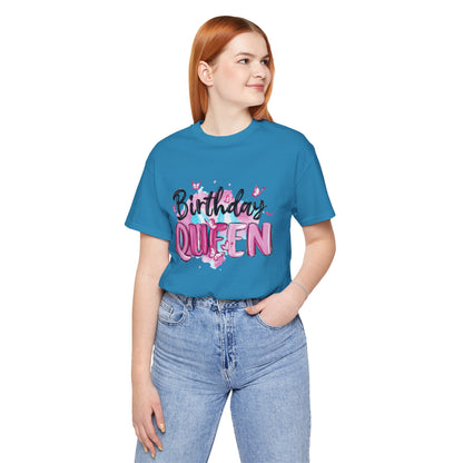 Birthday Queen - Women Jersey Short Sleeve Tee