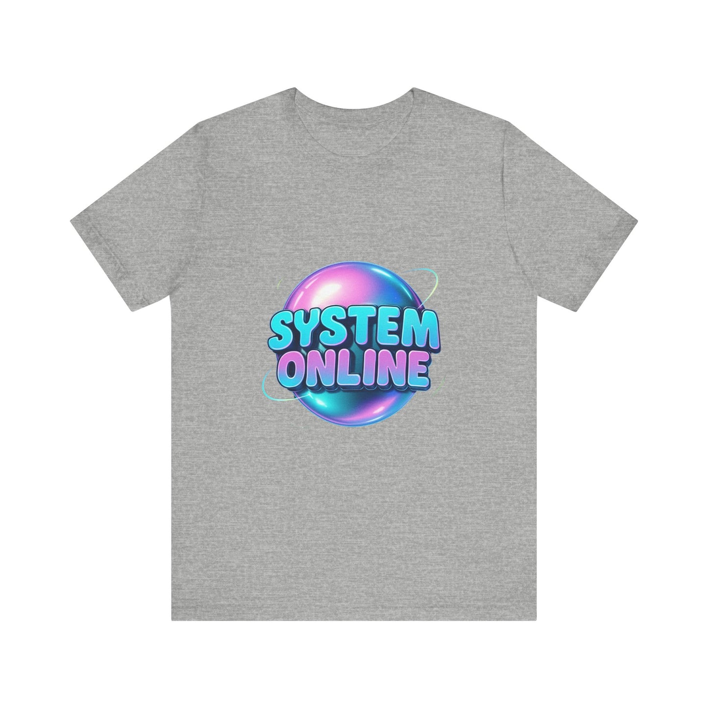System Online T-Shirt — Retro Futuristic Gaming Tee