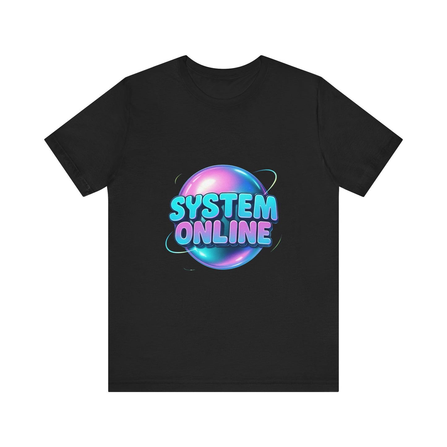 System Online T-Shirt — Retro Futuristic Gaming Tee