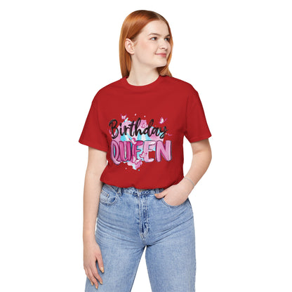 Birthday Queen - Women Jersey Short Sleeve Tee