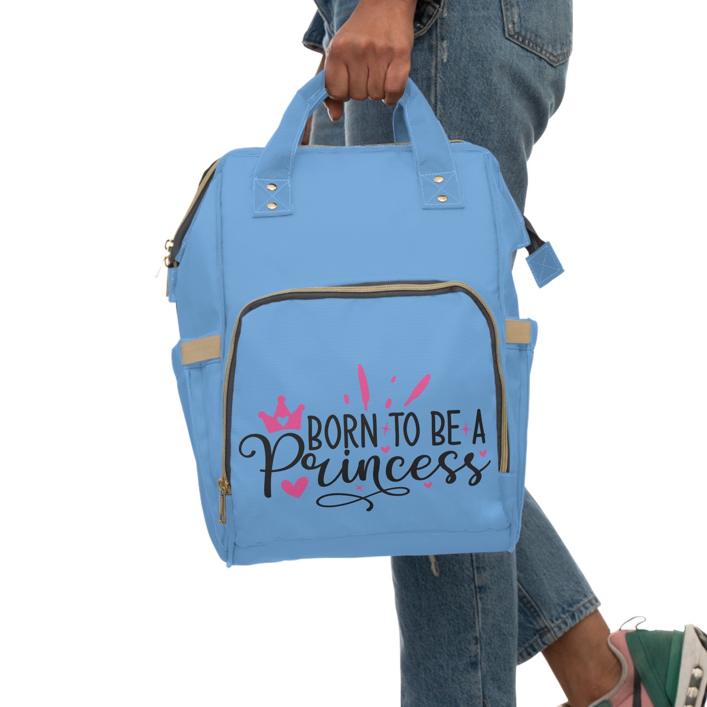 Born To Be a Princess - Multifunctional Diaper Backpack