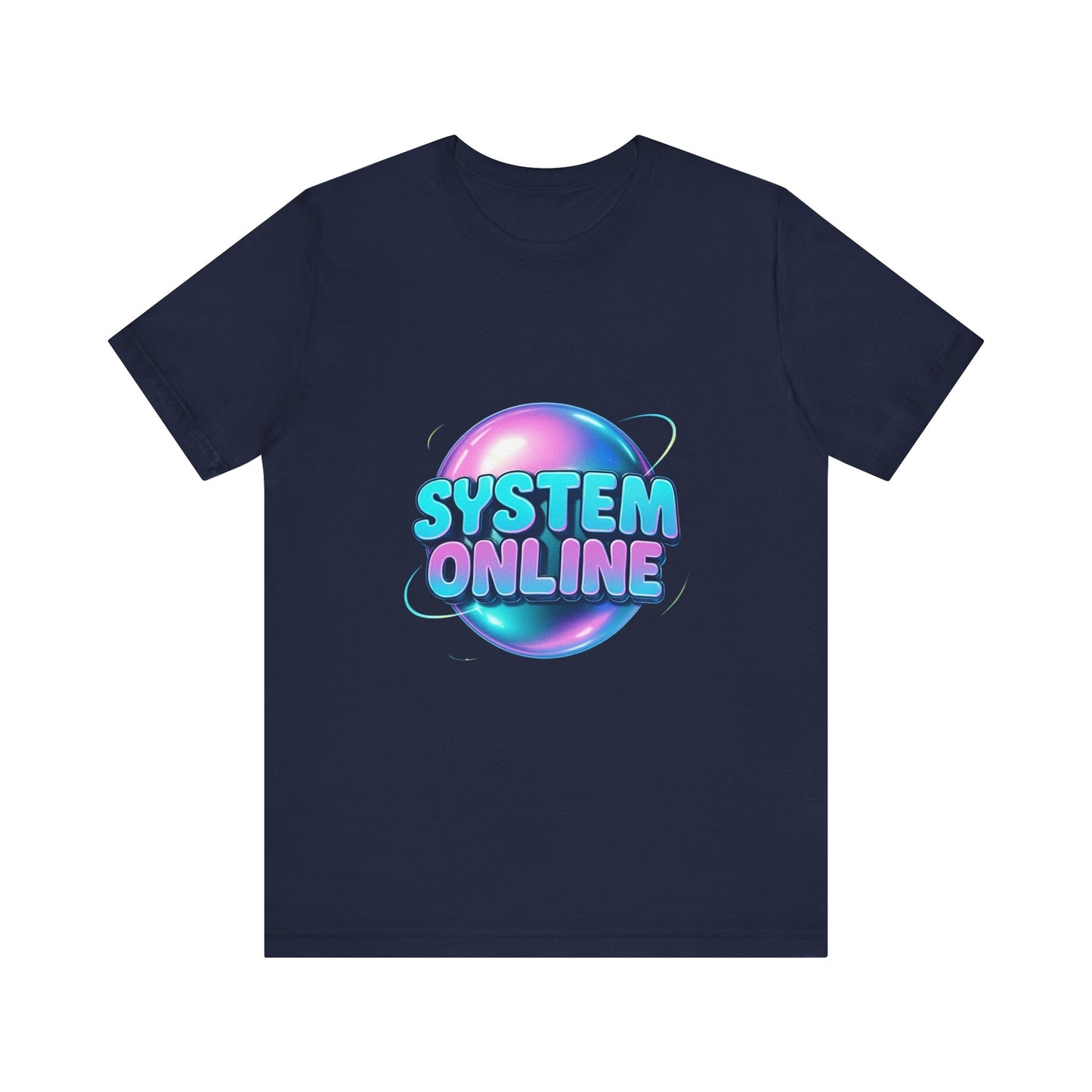 System Online T-Shirt — Retro Futuristic Gaming Tee