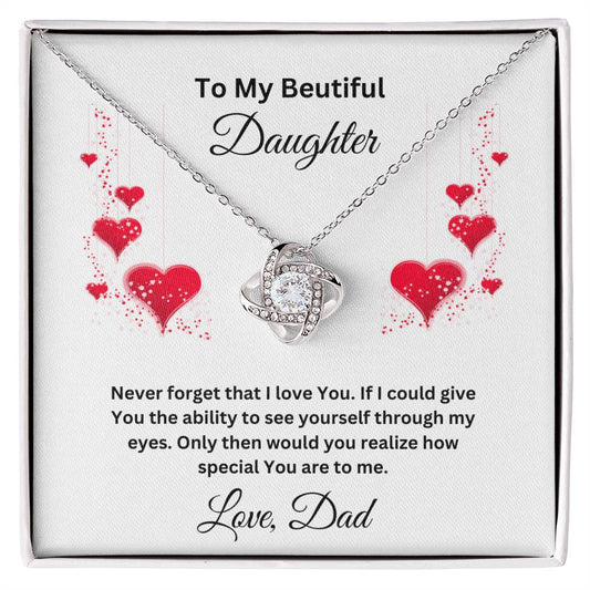 To my  Beutiful Daughter Necklase