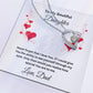 To My Beutiful Daugghter Necklase